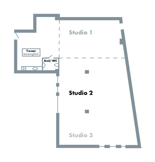 Grundriss Studio 2