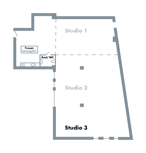 Grundriss Studio 3